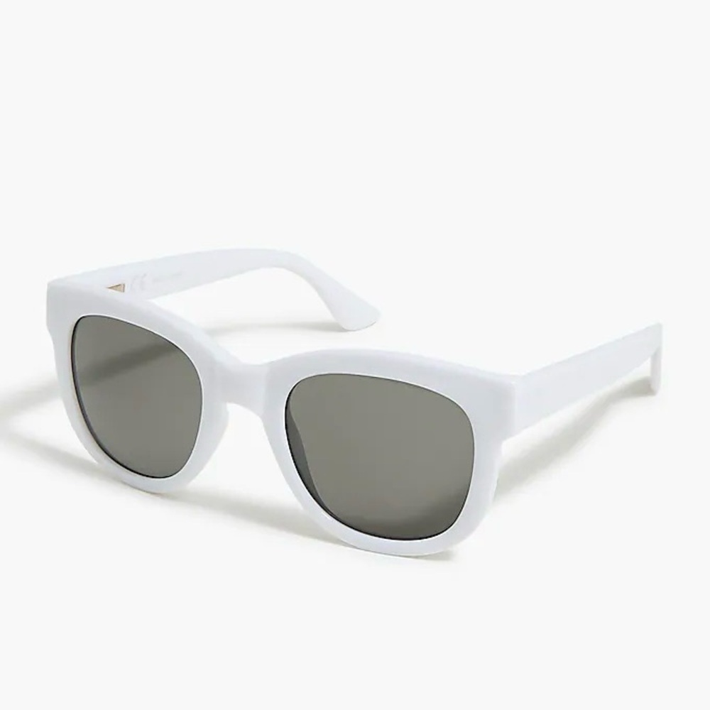 J. Crew Oversized Women’s Sunglasses 100% UV Protection White